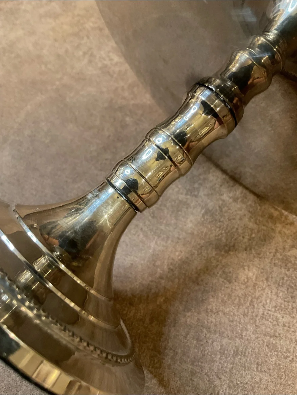 Silver Plated Pedestal Candle Holder